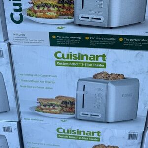 Cuisinart Silver 2-Slice Toaster with Custom Settings